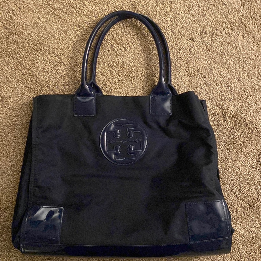 Tory Burch navy tote
